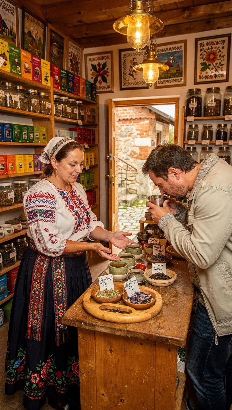 Harmanček a medovka usporiadané na bielom pozadí.